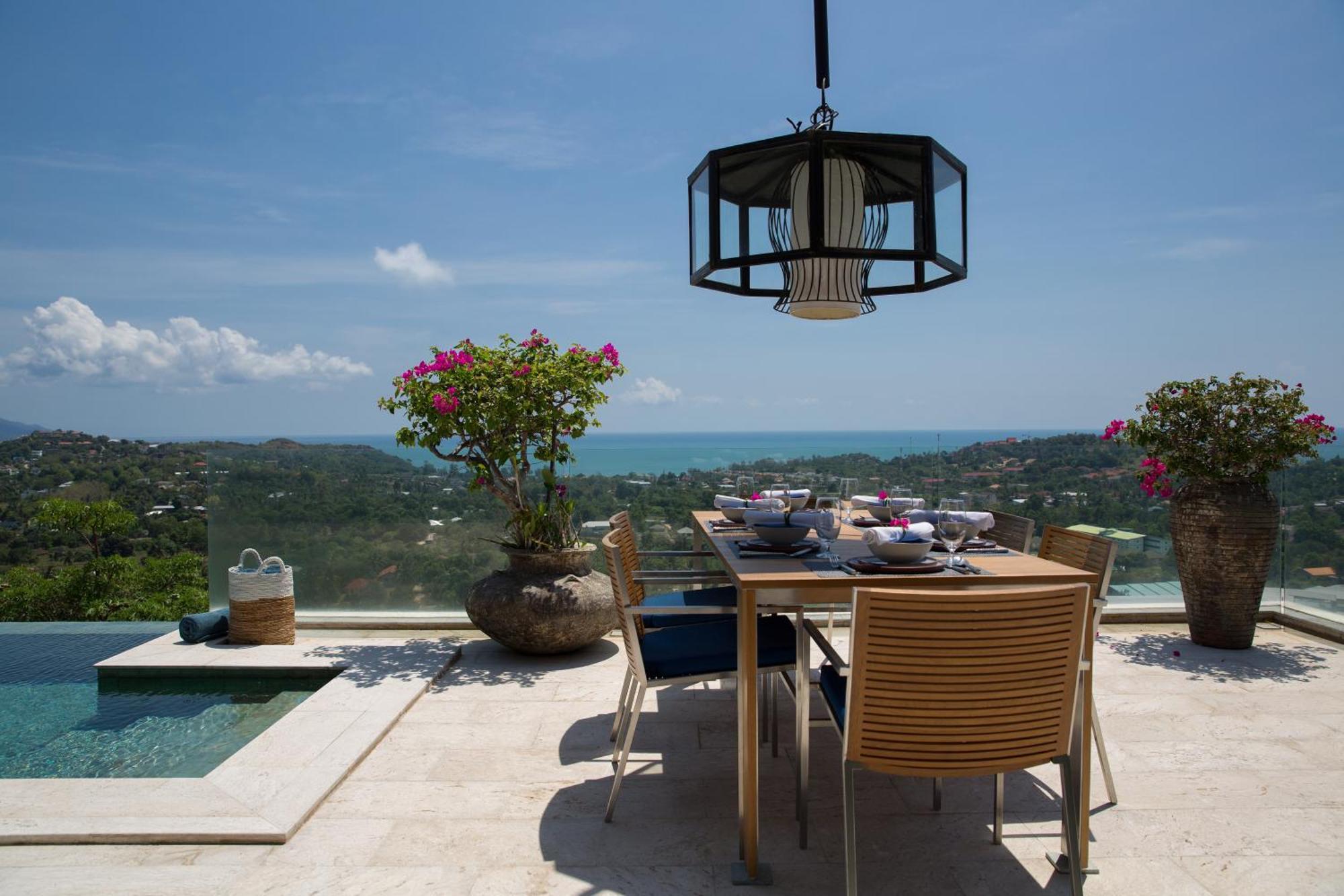 Villa Belle - Fully Serviced Private Sea View Villa With An Award Winning In-House Cook Choeng Mon Exterior foto